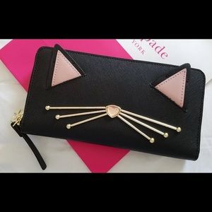 Kate Spade Black Cat Wallet